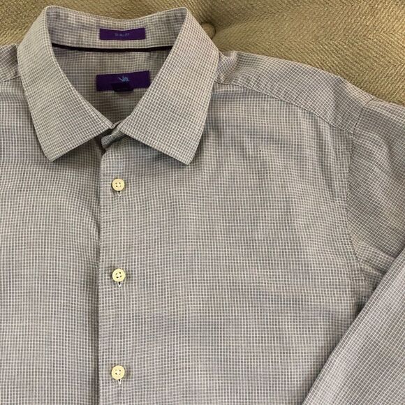 Men’s Warehouse Egara Button Up Dress Shirt XL - Picture 1 of 6